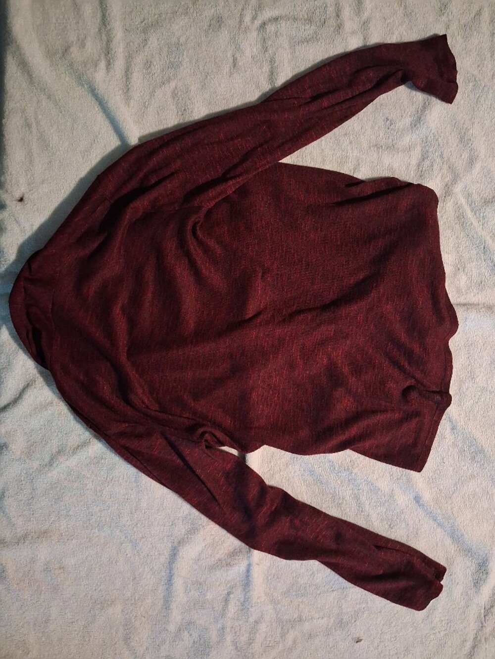 Cowl wrap cardigan